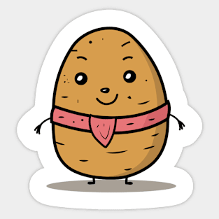 happy potato Sticker